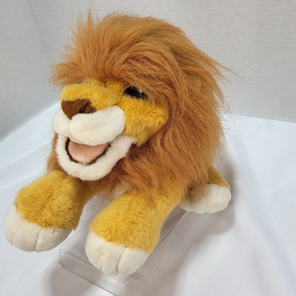 Disney The Lion King 10" Roaring Simba Plush Stuffed Animal Toy 1993 VTG Working - Picture 5 of 16